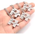 thumbnail image 4 of Juego de 4 collares de la amistad Best Friend Forever, collar con colgante de rompecabezas, conjunto de joyería para mujeres, hermanas y amigas, 4 of 5