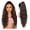 10H26, variant on Claw Clip Ponytail Extensions, Multi Layered Fluffy Thick Wavy Jaw Clip in Fake Pony Tails