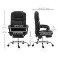 thumbnail image 3 of Vinsetto Vibration Massage Office Chair, Executive Office Chair, Black, 3 of 10