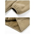 thumbnail image 4 of Leodye Veste Sans Manches en Molleton Décontractée et Tendance pour Homme à Manches Longues, Col Montant, avec Poche, Veste Décontractée Kaki TG(TG), 4 of 8
