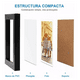 thumbnail image 3 of Marcos portaretratos Decoración De Habitaciones 5 pzs, NEGRO, 3 of 5