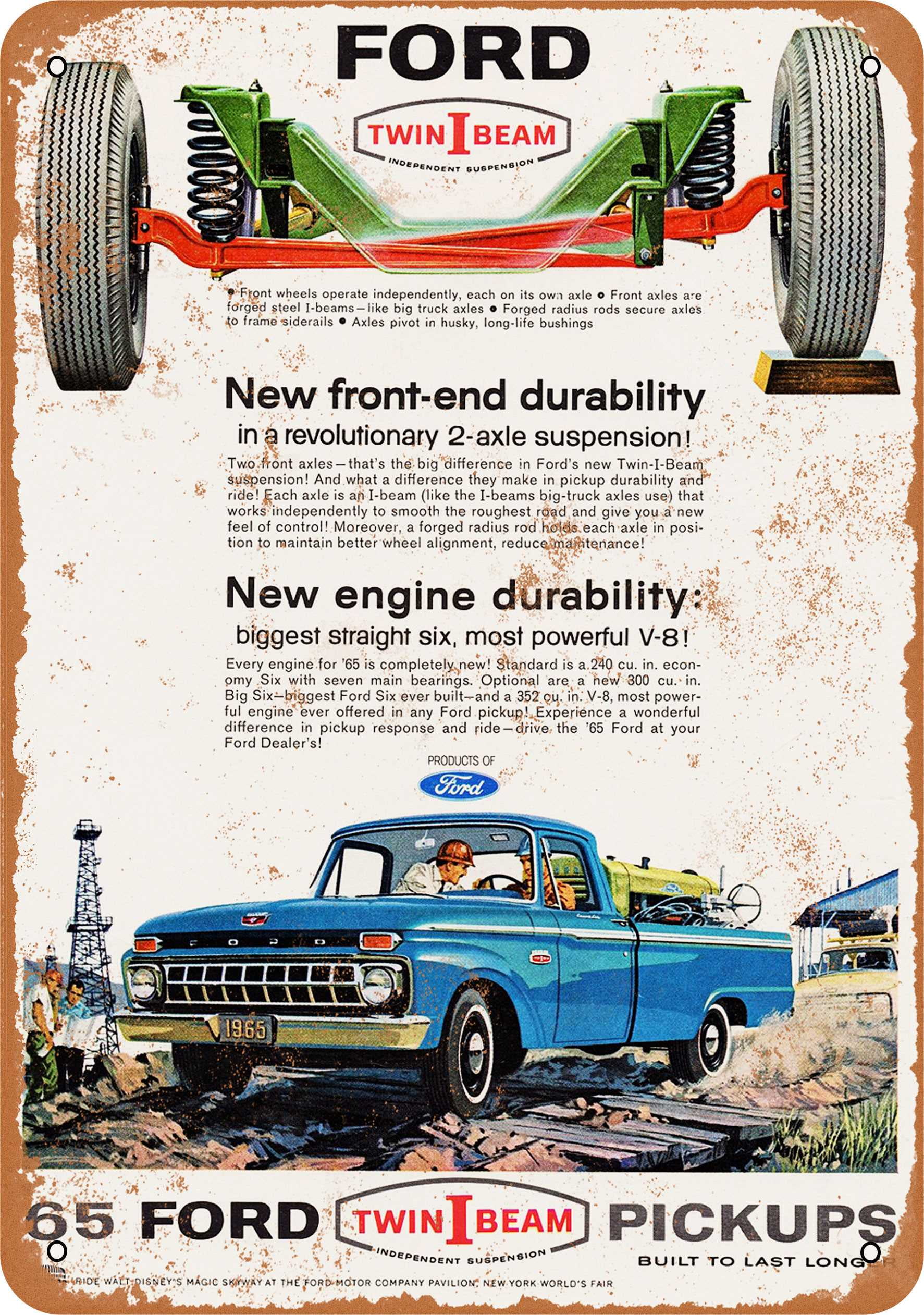 Ford Motor Company Nostalgia Metal Sign