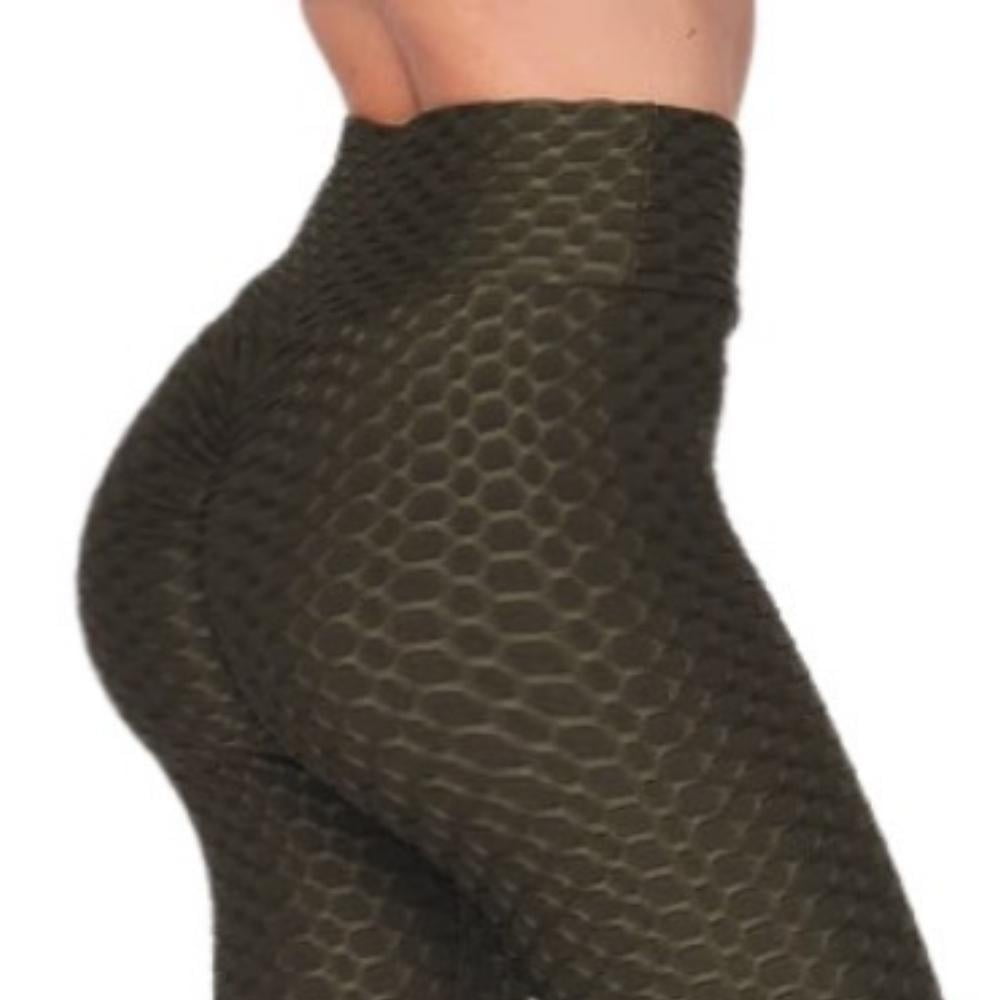 Workout Ruched Butt Lift Leggings for Women High Waisted Scrunch Cellulite Booty Yoga Pants Fishnet Tights TIK Tok 