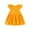 Yellow, variant on BULLPIANO Toddler Baby Girls Fly Sleeve Cotton Linen Princess Dress Sundress 0-7 Years