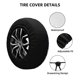 thumbnail image 2 of Fotbe Colored Glass1 Funda de Llanta de Repuesto con Estampado, Engrosada, Ajuste Universal para Jeep, Remolque, RV, SUV, Camión-16 inch, 2 of 6