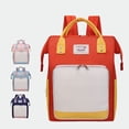 thumbnail image 3 of Bolsa de pañal multifunción de gran capacidad para mamás, bolso de maternidad para bebé, mochila de viaje al aire libre, bolso de lactancia impermeable, bolsa de pañales, 3 of 4