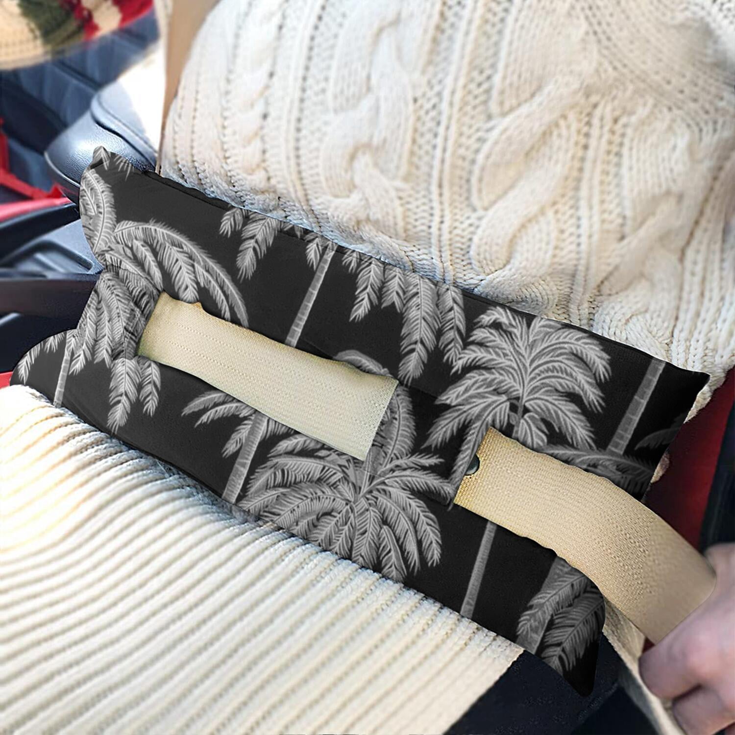 Hawaiian Sunset Beach Heart Surgery Pillow - Soft Car Seatbelt Protector for Patients