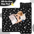 thumbnail image 4 of Black Halloween Occult Patterns Toddler Nap Mats for Kids Preschool,50"x20" Sleeping Mat Bag or Kids,Toddler Sleeping Bag,Toddler Nap Mat or Daycare, 4 of 6