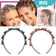 thumbnail image 2 of Double Bangs Hairstyle Hairpin Hairdressing Hairpin Easy To Use Clipblack, Brown 2pcs, 2 of 5