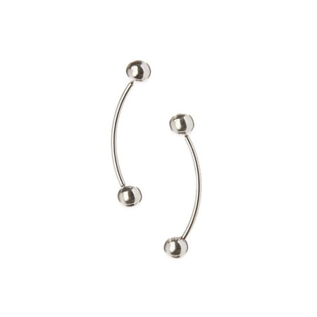 Pori Jewelers Sterling Silver Ball Bar Drop Earrings