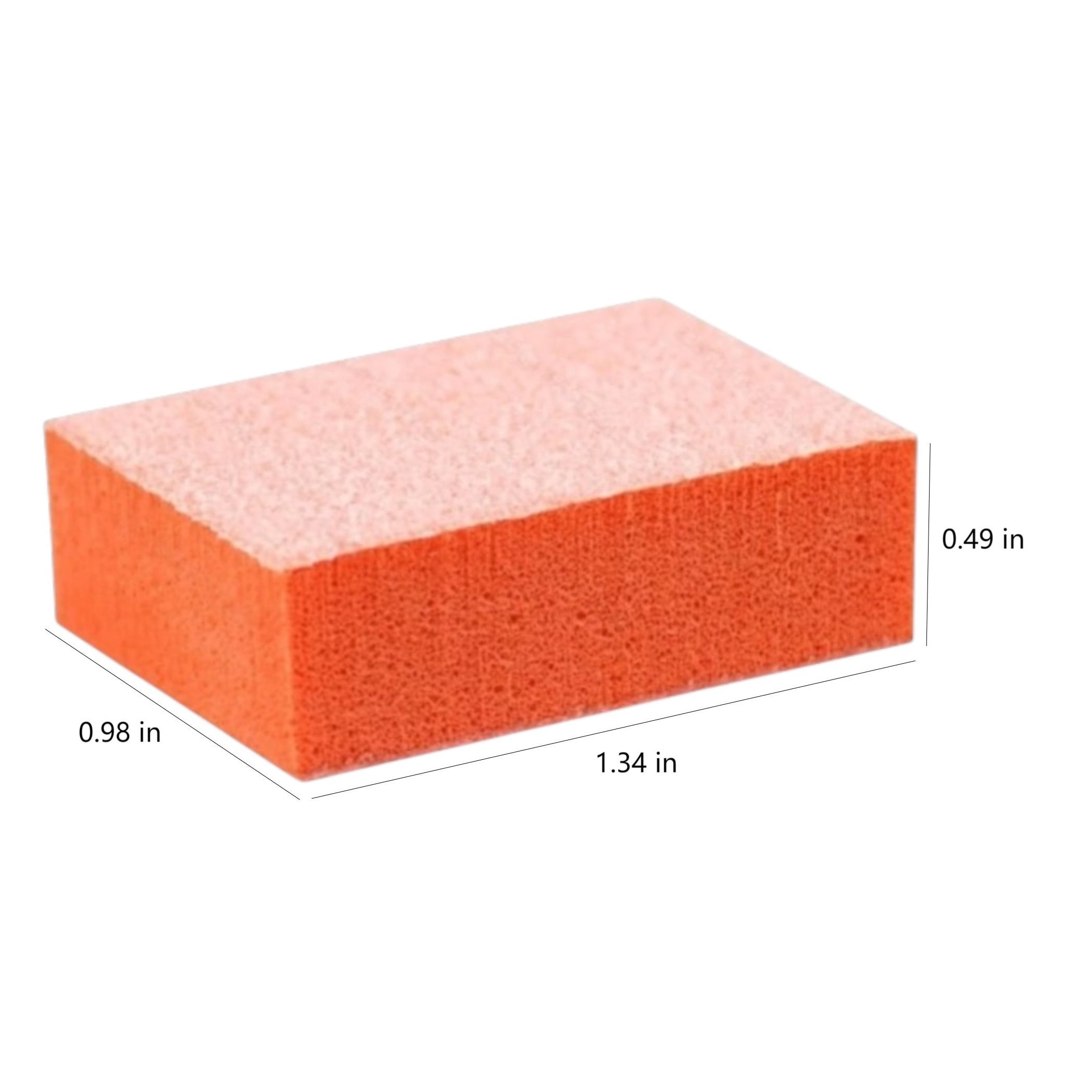 NAILPINKS Mini Nail Buffer Blocks 60/100 Grit for Acrylic Gel Natural Nails, Orange, 560 Count, Buik