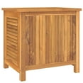 thumbnail image 5 of vidaXL Patio Storage Box Outdoor Cushion Storage with Bag Solid Wood Teak, 5 of 54