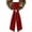Red, variant on Green Floral Wreath Sash for Front Door, Vintage Farmhouse Flowers Vines Art Decorative Sash for Wreath, Garland Ribbon Accessories for Party Yard Doorway Porch Wall Indoor Outdoor Decor