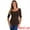 Coffee Brown, variant on DARING DIVA Women's Slim Fit Pullover Boat Neck Stretchable T-Shirt 3XL Fuchsia