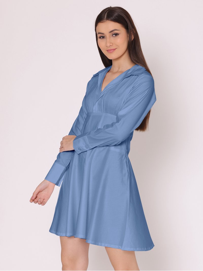 drop shoulder long sleeve dress Pearl Drop Long Sleeve Dress