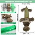 thumbnail image 4 of GlobaShun 2025 New Dog Chew Toys for Aggressive Chewers, Tough Interactive Plush Dog Squeaky Toys with TPR Rubber, Dog Toys for Small/Medium/Large Dogs Breed, 4 of 4