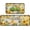 Yellowgreen, variant on Kitchen Mats for Floor Lemon Kitchen Rugs Sets of 2 Non Slip Absorbent Washable Kitchen Rugs Anti Fatigue 17"x47"+17"x30"
