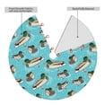 thumbnail image 2 of Yiaed Mallard Ducks Swimming In The Lake Print Christmas Tree Skirt , Tree SkirtsTree Mat for Christmas Winter Holiday Indoor Decorations-48", 2 of 7