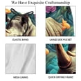 thumbnail image 4 of luoweisi Men's Beach Shorts Quick Dry Swim Trunks with Mesh Lining Abstract Rhinoceros L, 4 of 5