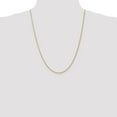thumbnail image 2 of 14K Yellow Gold necklace Rope chain 24 in 1.5 mm 1.50mm Regular, 2 of 5