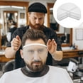 thumbnail image 3 of Shisuyan Plastic Mask Transparent PVC 25Set 7.5x3.3Inch Hairdressing Bangs Baffle Hair Styling, 3 of 8