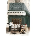 thumbnail image 2 of Escalante, Omar 23x32 White Modern Wood Framed Museum Art Print Titled - Paris Bistro, 2 of 4