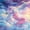 Purple Blue Pink, variant on Metsweet Dreamy Princess Unicorn Twin Quilt Set, Watercolor Rainbow Twin Coverlet Set, Blue Pink