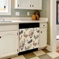 thumbnail image 3 of Chicken Pattern Dishwasher Magnet Cover Decorative Sticker for Home Cabinet Kitchen 23" x26", 3 of 5