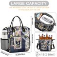 thumbnail image 5 of Pioneer Flower Floral Print Pattern Womens Lunch Box for Work,Insulated Large Lunch Bag for Tween and Teen,Loncheras Para Mujer,Leakproof Adult Lunch Bag for Work,Beach,Travel,Picnic,Camping, 5 of 7