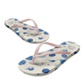 thumbnail image 6 of Psesaysky Stylish Printed Beach Sandals with Seashell for Women Girls Soft Footbed Anti-Slip Wear-Resistant Flip Flops Size 5-9, 6 of 7