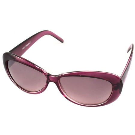 Unique Bargains Lady Full Rim Wide Frame Outdoor Eyeglasses Eyewear Sunglasses Purple