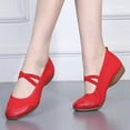 thumbnail image 5 of Purcolt Womens Mary Jane Flat Shoes with Arch Support Comfortable Knit Round Toe Low Heel Ballet Flats Dress Shoes, 5 of 9