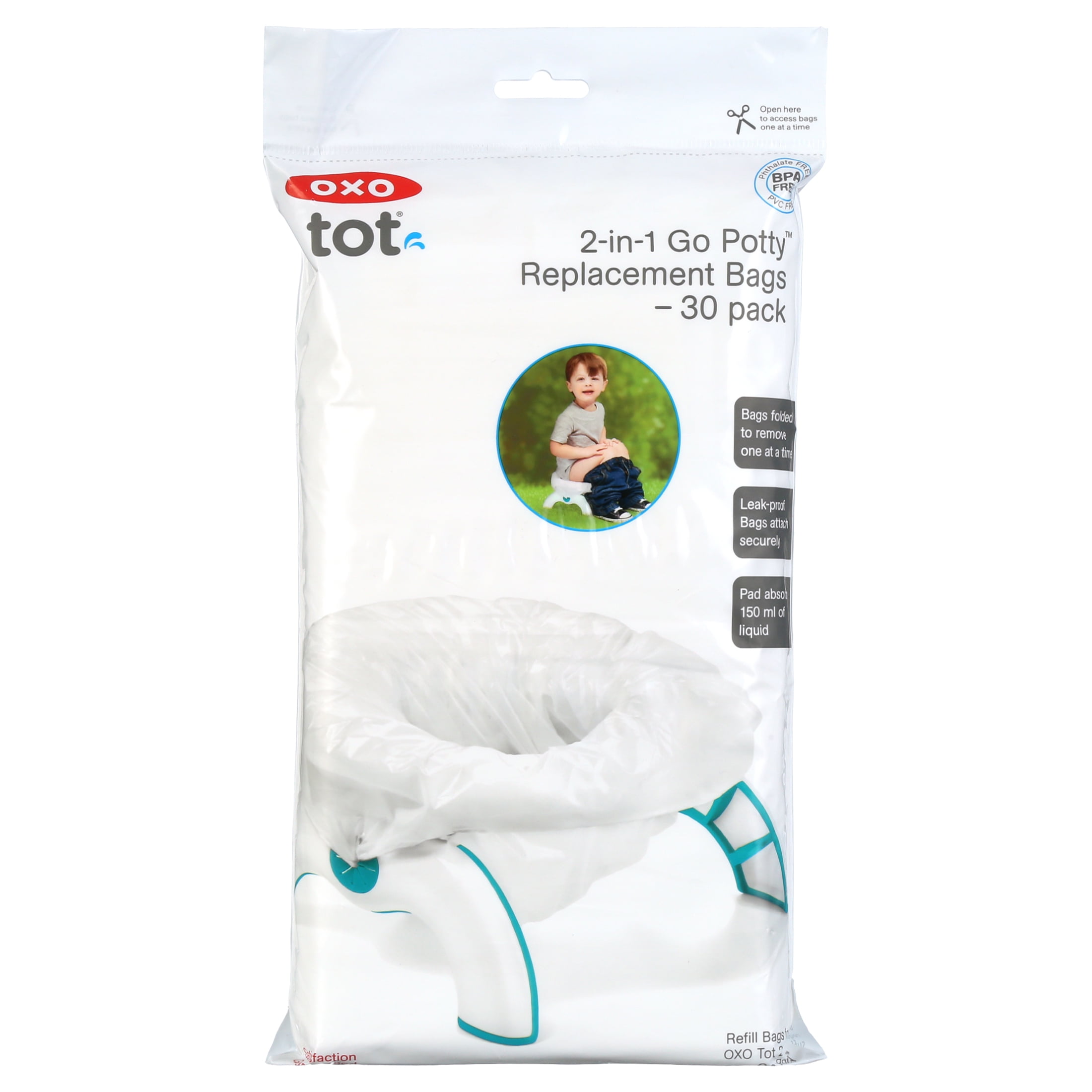 OXO Tot 2-in-1 Go Potty Refill Bags 30 pack