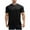 Black, variant on Black Shirt for Men Mens Small Shirts Men's Casual Fashion Shirts Summer Solid Color Short Sleeve Crewneck Tops Ventilate Comfy Quick-Dry Fitness Tee