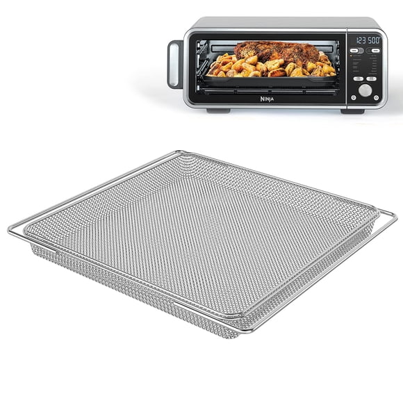 Cesta para Horno Freidora de Aire Bandejas de Horno de Repuesto Originales para NINJA SP300 SP301 SP351 Foodi Cesta de Malla para Horno Freidora de Aire Digital Accesorios Ideales para Freír y Deshidr