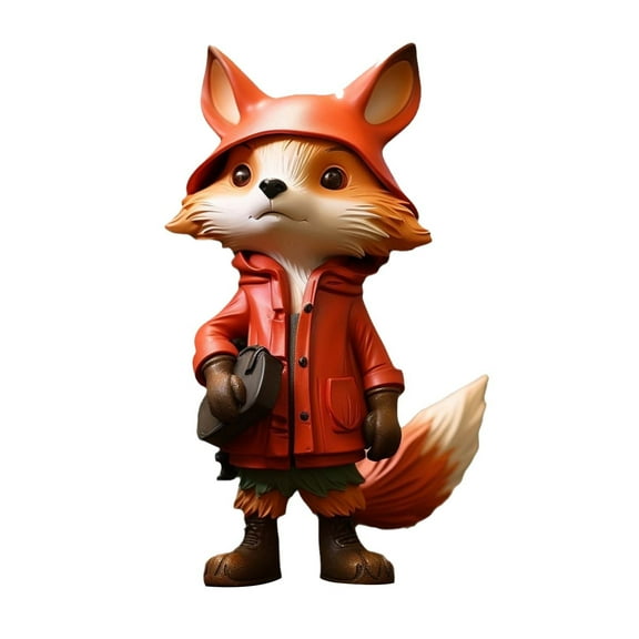 YOHAVEN Acrylic Fox Pendant Car Hanging Ornament Dashboard Window Air Freshener Home Office Holiday Party Christmas Gift Decor