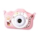 thumbnail image 4 of Cámara digital infantil, diseño compacto, juguete para niños y niñas, cámara de autorretratos para fiestas y eventos especiales gatito rosa, 4 of 9