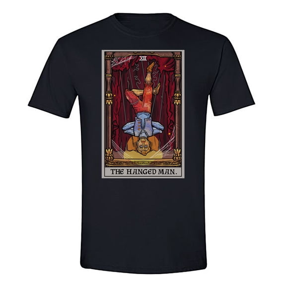 The Ghoulish Garb The Hanged Man Tarot Card Shirt Terror Tarot Edition Small
