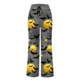 thumbnail image 6 of adviicd Women's Halloween Joggers | Baggy Cute Print Pajama Pants for Spooky Season (Dark Gray, L), 6 of 6