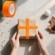 thumbnail image 1 of Cinta para envolver regalos navideños | Cinta de papel de 8 colores rasgable a mano | Cinta adhesiva fuerte de 13 m para manualidades | Artículos para envolver regalos navideños y artes decorativas, 1 of 5