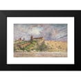 thumbnail image 2 of Jean-Baptiste-François Arnaud-Durbec 14x11 Black Modern Framed Museum Art Print Titled - The Hill at the Mill in Montmartre (1871), 2 of 5