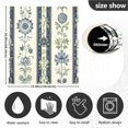 thumbnail image 6 of Dailycode Dishwasher Magnet Cover Magnetic Fridge Door Cover Home Kitchen Decor, Traditional Striped with Flower Motifs, 23"x 26", 6 of 6