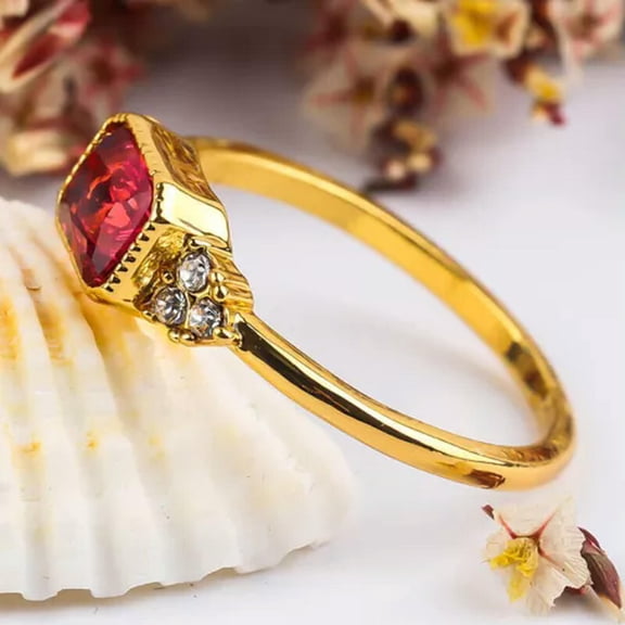 HOOUN Vintage Women Men Cubic Zirconia 925 Silver Rings Wedding Party Jewelry Gift-#7-6