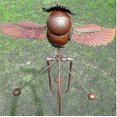 thumbnail image 3 of Owl Windmill Garden Courtyard Decoration Metal Wrought Iron Ornaments, 3 of 4