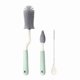thumbnail image 1 of pc Light Green Silicone Baby Bottle Brush, 3 in 1 Baby Bottle Cleaning Brush, Baby Bottle Brush, 1 of 5