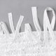 thumbnail image 5 of Lydia - Cortina de Ducha con Volantes, Color Marfil, Blanco, 84" x 40", 1, 5 of 16