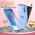 thumbnail image 6 of for Samsung Galaxy S20 FE 5G Case with HD Screen Protector Shockproof Protection,  Love Heart Plating Girly Women Cute Soft TPU Luxury Elegant Case for Samsung Galaxy S20 FE 5G, Blue, 6 of 14