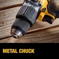 thumbnail image 2 of Taladro percutor DEWALT 20 V MAX 1/2 pulgada inalámbrico sin escobillas DCD805B, 2 of 8