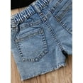 thumbnail image 7 of Hirigin Toddler Kids Baby Girl Sunflower Outfits Sleeveless Tank Top Denim Shorts 1-5 Years Summer Clothes, 7 of 7