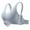 Gray1, variant on Lmnyox Women's Plus Size Bras Seamless No Underwire Underwear Soft Comfy Full Coverage Push Up Bralettes for Women